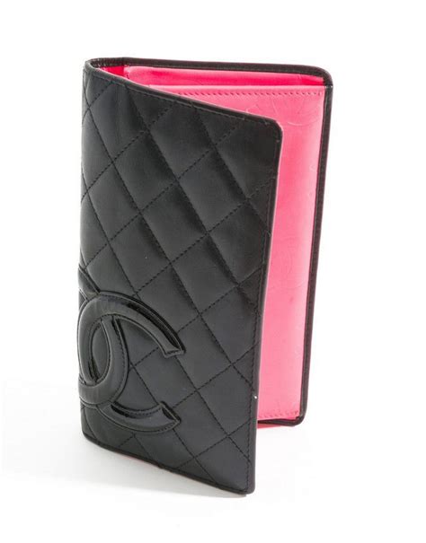 chanel cambon wallet pink